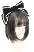 Angelic Pretty / Royal Velvetカチューシャ  クロ O-25-08-25-035-AP-AC-IG-OS
