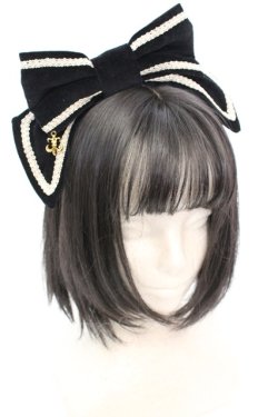 画像1: Angelic Pretty / Royal Velvetカチューシャ  クロ O-25-08-25-035-AP-AC-IG-OS