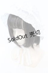 merry jenny / ribbonフリルハット F シロ O-25-08-25-036-LO-AC-OW-OS