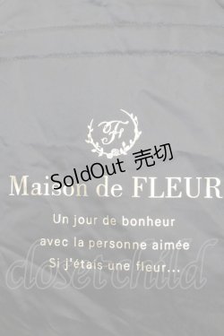 画像2: Maison de FLEUR / ダブルリボントートバッグ  クロ O-25-08-25-003-LO-BG-IG-ZT-K026