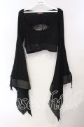 Qutie Frash / バックメッシュショートトップス  ブラック O-25-08-25-1034-QU-TO-IG-OS