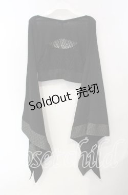 画像2: 【SALE】Qutie Frash / バックメッシュショートトップス  ブラック O-25-08-25-1034-QU-TO-IG-ZT205