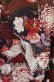 画像2: Qutie Frash / 裏地和柄後ろロングスカート  レッド O-25-08-25-1038-QU-SK-IG-OS (2)