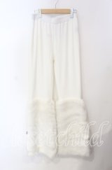 Qutie Frash / アメＱ×KIST札幌限定 ファーパンツ  ホワイト O-25-08-25-1045-QU-PA-IG-ZT031