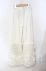 画像2: Qutie Frash / アメＱ×KIST札幌限定 ファーパンツ  ホワイト O-25-08-25-1045-QU-PA-IG-ZT031 (2)