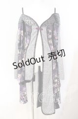 Qutie Frash / オフショルカーデ  パープル O-25-08-25-1009-QU-JA-IG-OS