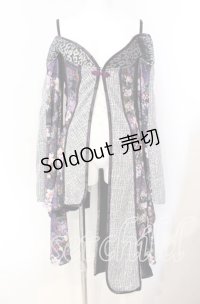 Qutie Frash / オフショルカーデ  パープル O-25-08-25-1009-QU-JA-IG-OS