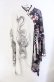 画像1: Qutie Frash / 肩あきチャイナチュニック  ホワイト×パープル O-25-08-25-1010-QU-CO-IG-OS (1)