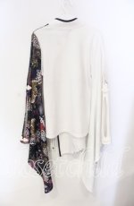 画像3: Qutie Frash / 肩あきチャイナチュニック  ホワイト×パープル O-25-08-25-1010-QU-CO-IG-OS (3)