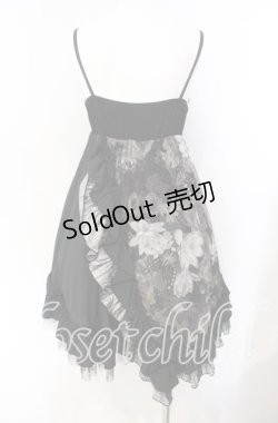 画像4: Qutie Frash / 和柄ベビードールワンピース  ブラック O-25-08-25-1001-QU-OP-IG-OS