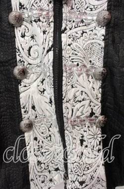 画像2: Qutie Frash / ナポレオンジャケット  ブラック×シルバー O-25-08-25-1022-QU-BL-IG-OS