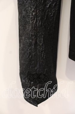 画像3: Qutie Frash / ナポレオンジャケット  ブラック×シルバー O-25-08-25-1022-QU-BL-IG-OS