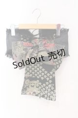 Qutie Frash / ちりめんリボン帯コルセット  ブラック×オレンジ O-25-08-25-1027-QU-TO-IG-OS