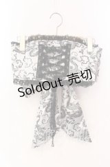 Qutie Frash / DSリボンコルセット  シルバー×ブラック O-25-08-25-1031-QU-TO-IG-OS