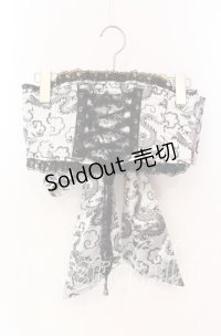 Qutie Frash / DSリボンコルセット  シルバー×ブラック O-25-08-25-1031-QU-TO-IG-OS