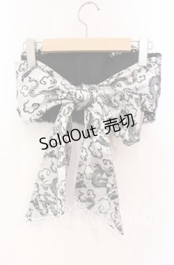 画像2: Qutie Frash / DSリボンコルセット  シルバー×ブラック O-25-08-25-1031-QU-TO-IG-OS