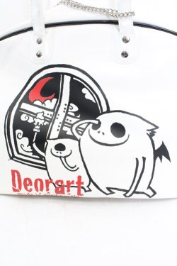 画像2: Deorart / エナメルバッグ  ホワイト×ブラック O-25-08-25-001-PU-BG-IG-OS