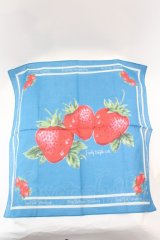 Emily Temple cute / フレッシュストロベリーバンダナ  ブルー O-25-08-25-009-ET-ZA-IG-ZT487-F005