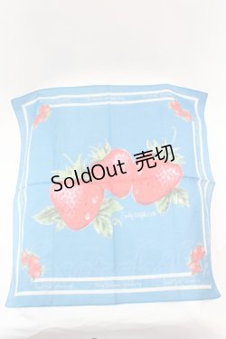 画像1: Emily Temple cute / フレッシュストロベリーバンダナ  ブルー O-25-08-25-009-ET-ZA-IG-ZT487-F005