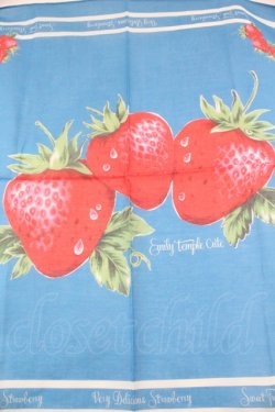 画像2: Emily Temple cute / フレッシュストロベリーバンダナ  ブルー O-25-08-25-009-ET-ZA-IG-OS