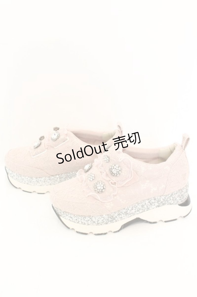 画像2: Swankiss / EV lacy frill shoes スニーカー L ピンク O-25-08-25-014-CA-SH-IG-ZTK035 (2)