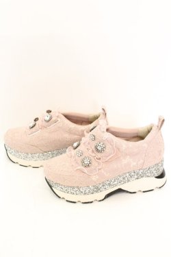 画像2: Swankiss / EV lacy frill shoes スニーカー L ピンク O-25-08-25-014-CA-SH-IG-OS