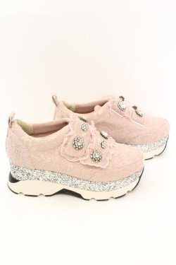画像4: Swankiss / EV lacy frill shoes スニーカー L ピンク O-25-08-25-014-CA-SH-IG-OS