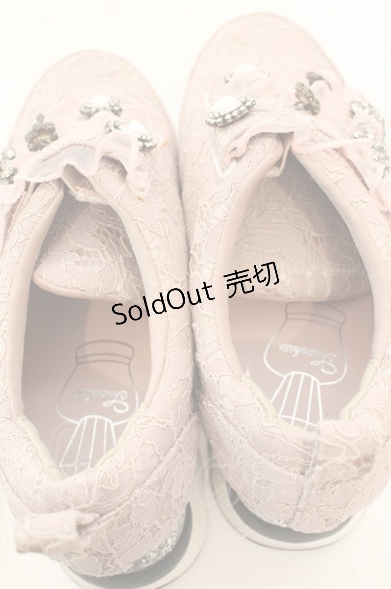 画像5: Swankiss / EV lacy frill shoes スニーカー L ピンク O-25-08-25-014-CA-SH-IG-ZTK035 (5)