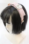 Swankiss / SX bijou lace カチューシャ  ピンク O-25-08-25-021-CA-AC-IG-OS