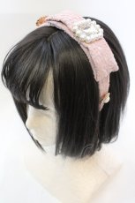 画像1: Swankiss / SX bijou lace カチューシャ  ピンク O-25-08-25-021-CA-AC-IG-ZT487-F005 (1)