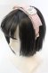 画像1: Swankiss / SX bijou lace カチューシャ  ピンク O-25-08-25-021-CA-AC-IG-OS (1)