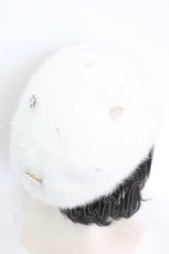画像3: Swankiss / SX crystal snow berret  シロ O-25-08-25-023-CA-AC-IG-ZT500 (3)