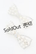 LOLITAその他 / リボンパールバレッタ  シルバー×パール O-25-08-25-024-LO-AC-IG-ZT487-F005