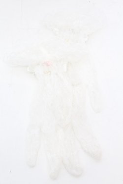 画像3: Angelic Pretty / チュールフリルレース手袋  シロ O-25-08-25-029-AP-ZA-IG-OS
