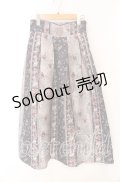 axes femme / クードルローズ柄スカート F クロ O-25-08-26-048-AX-SK-YM-OS