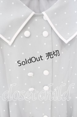 画像2: an another angelus / 配色パイピングドット柄ワンピースコート F グリーン O-25-08-26-005-CA-OP-YM-ZT510