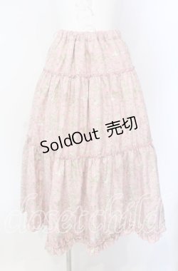 画像1: m petit by misako / NINA'S RVパニエスカート S ピンク O-25-08-26-057-LO-SK-OW-OS