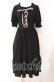 画像1: m petit by misako / AMレースアップワンピース S クロ O-25-08-26-060-LO-OP-OW-OS (1)