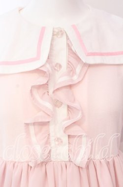 画像2: Angelic Pretty / スクエアセーラーワンピース  ピンク O-25-08-26-067-AP-OP-IG-OS