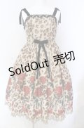 Angelic Pretty / Rebecca Leopardジャンパースカート  ブラウン O-25-08-26-070-AP-OP-IG-OS