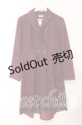 axes femme / レースジャケットコート M ワイン O-25-08-26-007-AX-CO-YM-OS