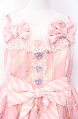 画像2: To Alice / スイーツドームジャンパースカート  ピンク O-25-08-26-073-LO-OP-IG-OS