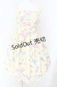Angelic Pretty / Jelly Candy Toysハートジャンパースカート  イエロー O-25-08-26-074-AP-OP-IG-OS