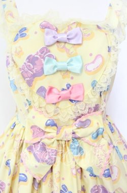 画像2: Angelic Pretty / Jelly Candy Toysハートジャンパースカート  イエロー O-25-08-26-074-AP-OP-IG-OS