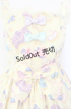 画像2: Angelic Pretty / Jelly Candy Toysハートジャンパースカート  イエロー O-25-08-26-074-AP-OP-IG-OS