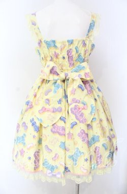 画像4: Angelic Pretty / Jelly Candy Toysハートジャンパースカート  イエロー O-25-08-26-074-AP-OP-IG-OS