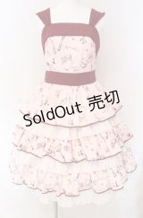 PUTUMAYO / Nostalgic ALICEワンピース  ピンク O-25-08-26-075-PT-OP-OW-OS
