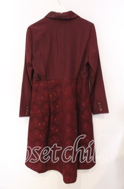 画像3: axes femme / レースジャケットコート M ワイン O-25-08-26-007-AX-CO-YM-OS