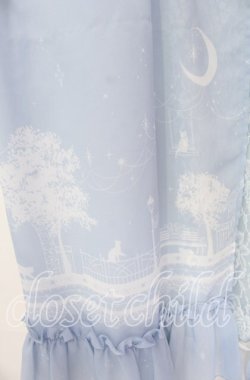 画像2: axes femme / ムーンキャットキャミワンピ M サックス O-25-08-26-083-AX-OP-OW-OS
