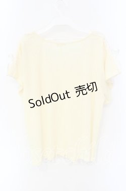 画像3: axes femme / 肩レースUPトップス M イエロー O-25-08-26-084-AX-TO-OW-ZT510